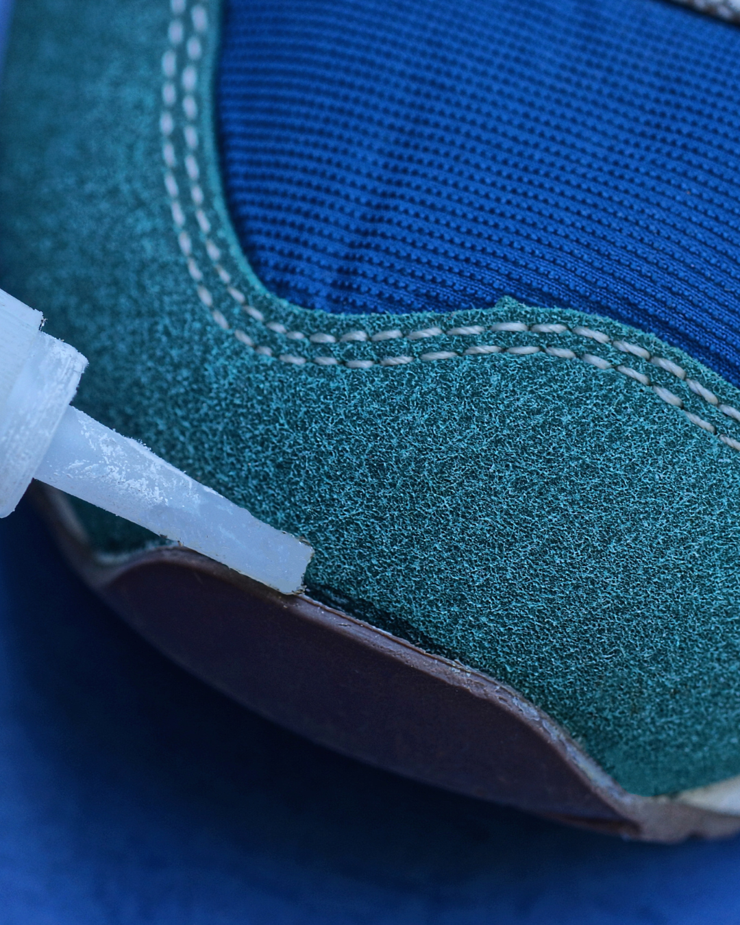 Toe Cap Glue Repair
